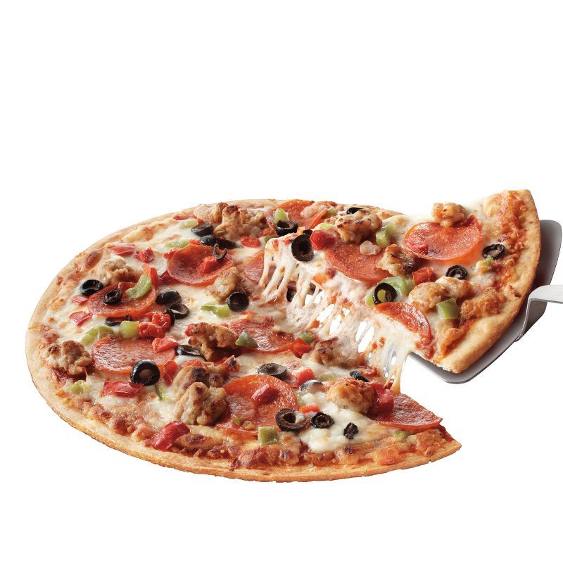 slide 3 of 3, Thin Crust Supreme Frozen Pizza - 17.75oz - Market Pantry™, 17.75 oz