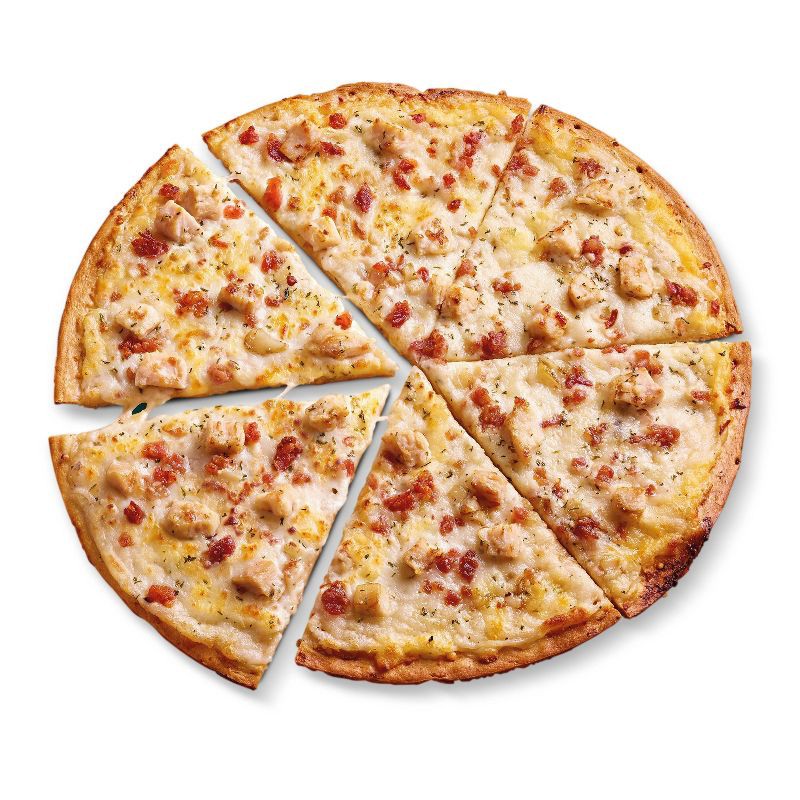 slide 3 of 3, Thin Crust Chicken Carbonara Frozen Pizza - 15.9oz - Good & Gather™, 15.9 oz