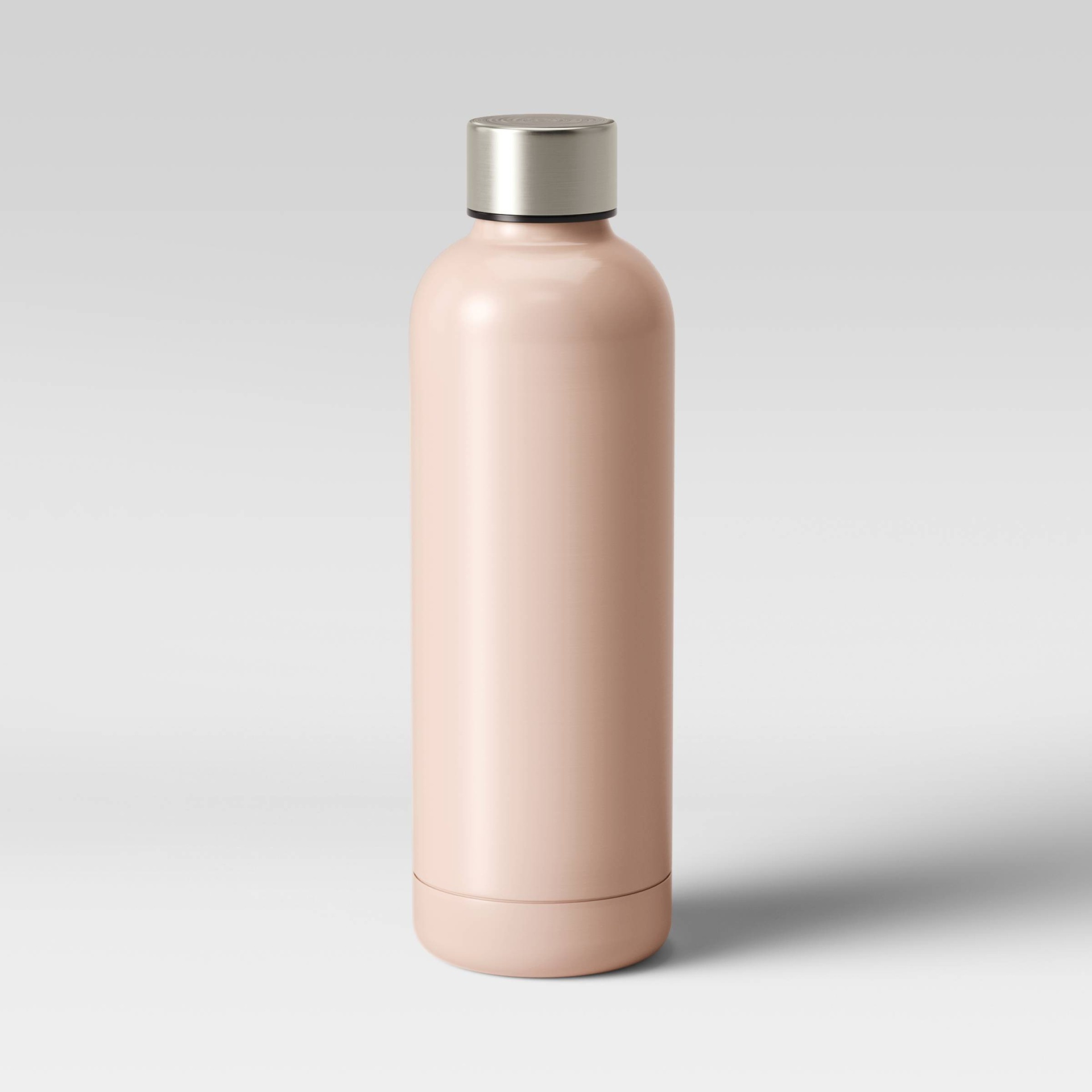 slide 1 of 2, 17.5oz Double Wall Stainless Steel Water Bottle Peach Blush - Room Essentials, 1 ct