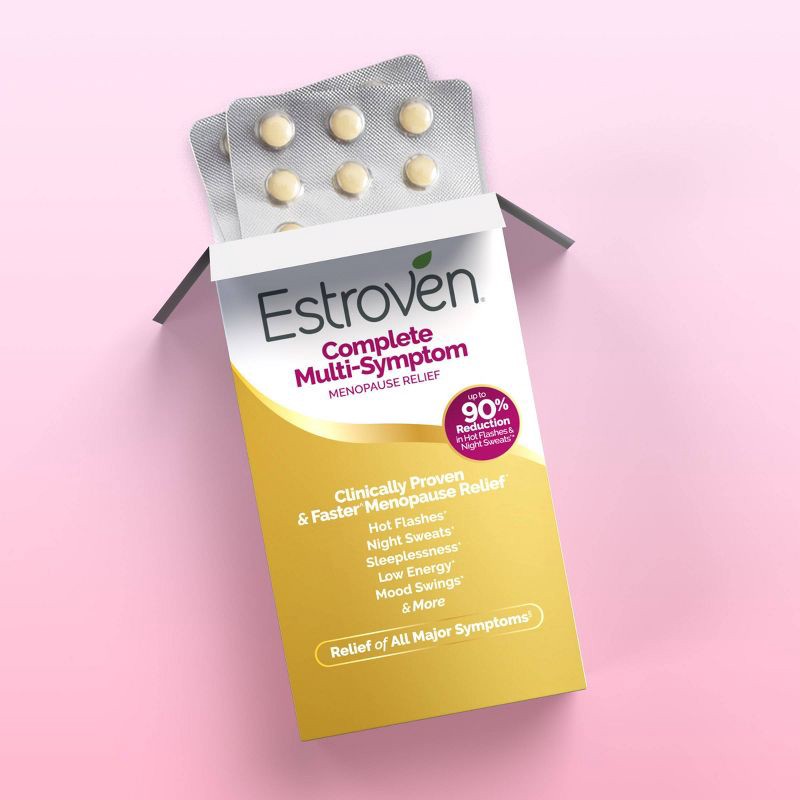 slide 2 of 7, Estroven Complete Menopause Relief Vegan Caplets - 28ct, 28 ct