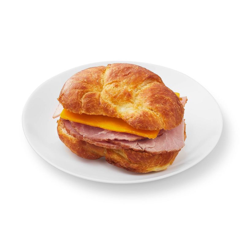 slide 3 of 3, Ham & Cheddar on a Croissant Sandwich - 5oz - Good & Gather™, 5 oz