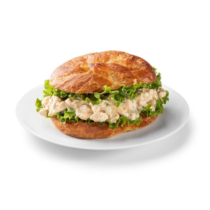 slide 2 of 3, Rotisserie Chicken Salad Croissant Sandwich - 7oz - Good & Gather™, 7 oz