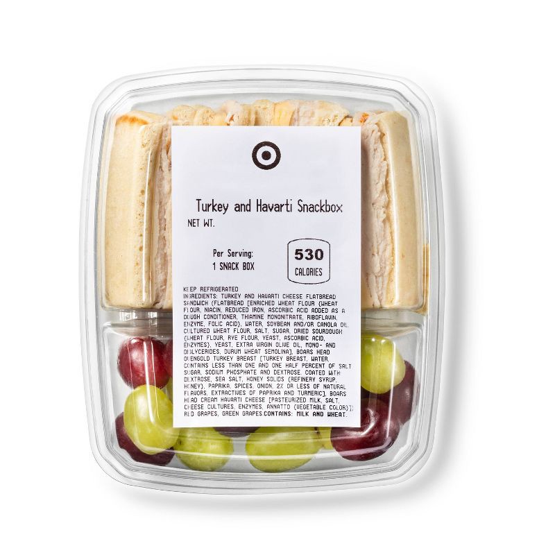 slide 2 of 3, Turkey and Havarti Snackbox - 8oz - Good & Gather™, 8 oz