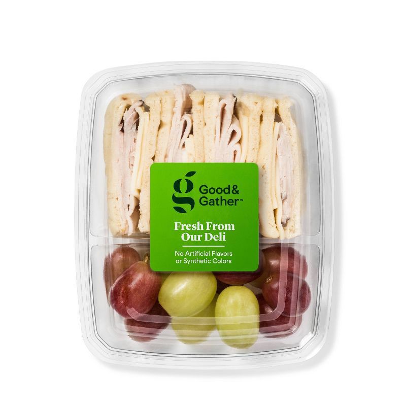 slide 1 of 3, Turkey and Havarti Snackbox - 8oz - Good & Gather™, 8 oz