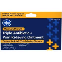 Kroger Triple Antibiotic + Pain Relief Ointment