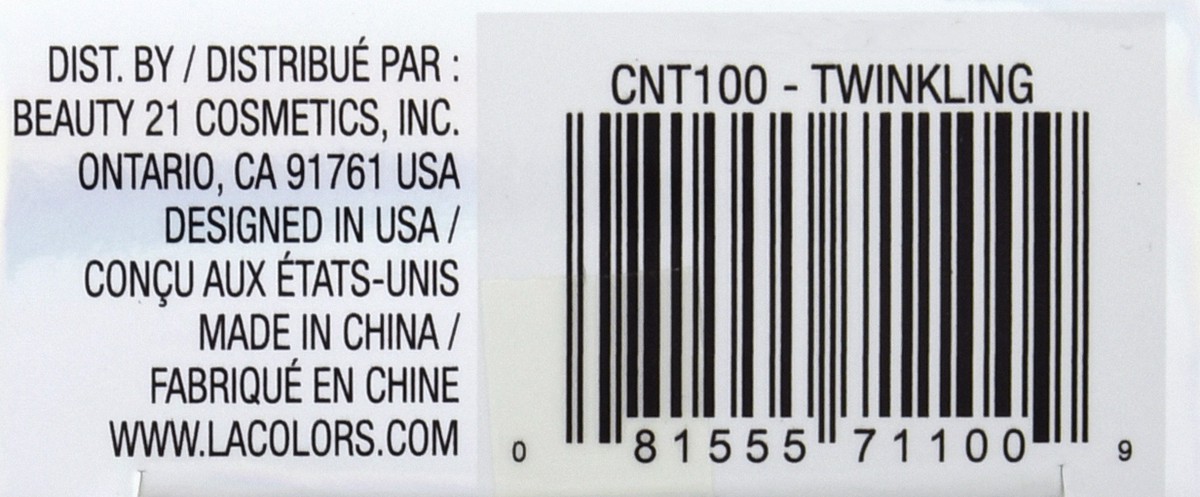 slide 4 of 9, L.A. Colors Pixie Twinkling Holographic Artificial Nail Tips 1 ea, 1 ct