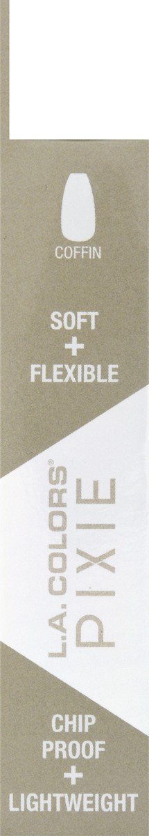 slide 8 of 9, L.A. Colors Pixie Twinkling Holographic Artificial Nail Tips 1 ea, 1 ct