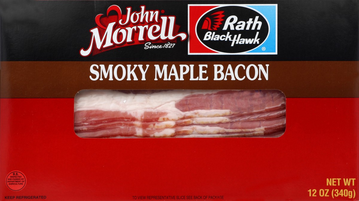 slide 4 of 4, John Morrell Bacon 12 oz, 12 oz