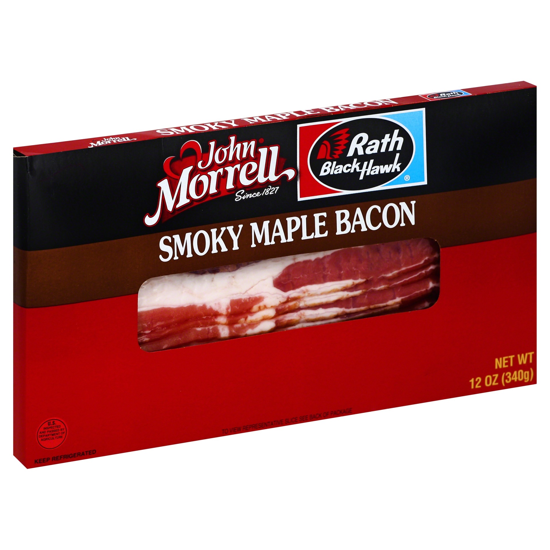 slide 1 of 4, John Morrell Bacon 12 oz, 12 oz