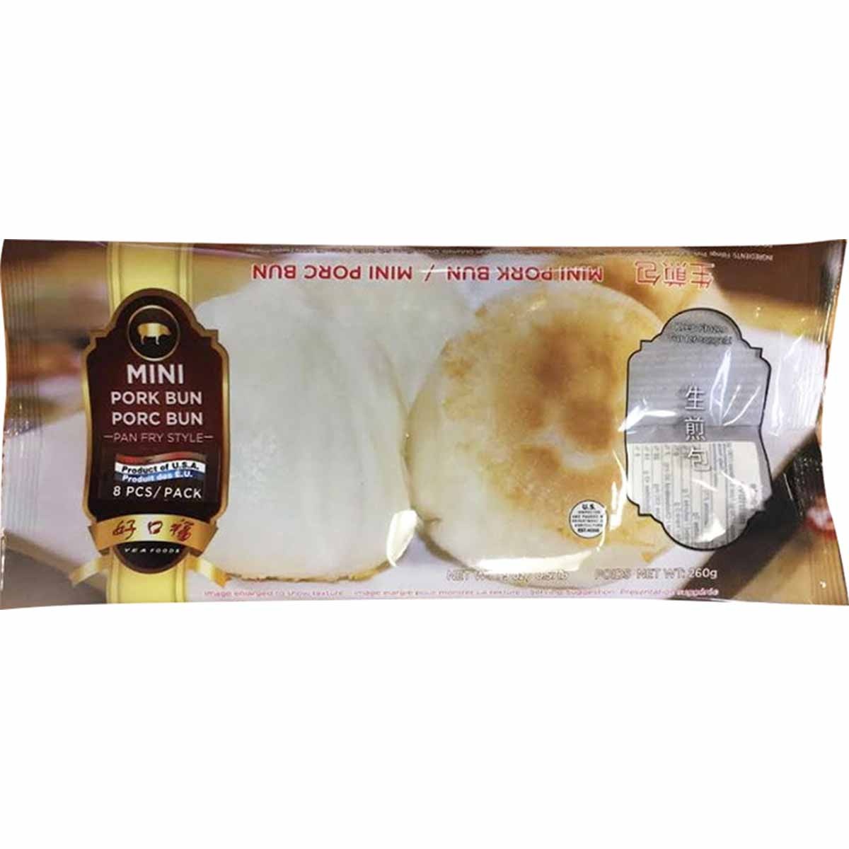 slide 1 of 1, Yea Foods Mini Pan Fry Pork Bun, 1 ct