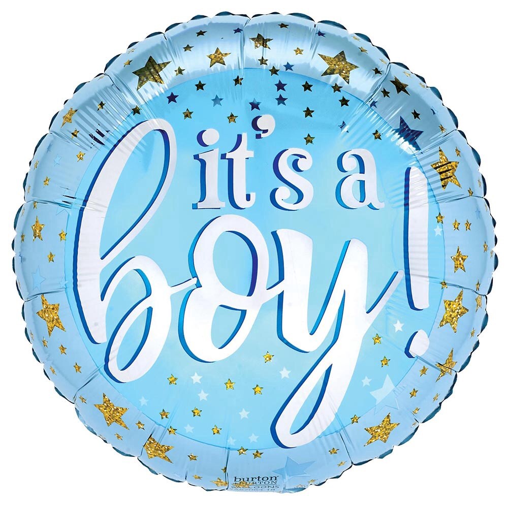 slide 1 of 1, It's A Boy! Helium Filled Balloon, 1 ct