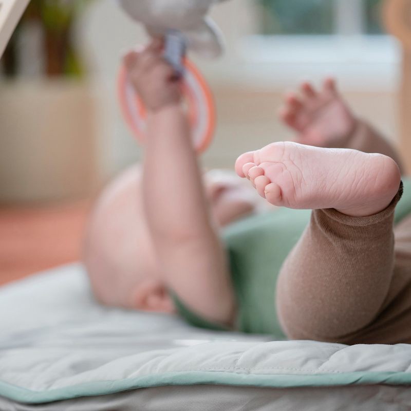 slide 14 of 17, Ingenuity Cozy Spot Reversible Duvet Activity Gym with Wooden Toy Bar - Loamy, 1 ct