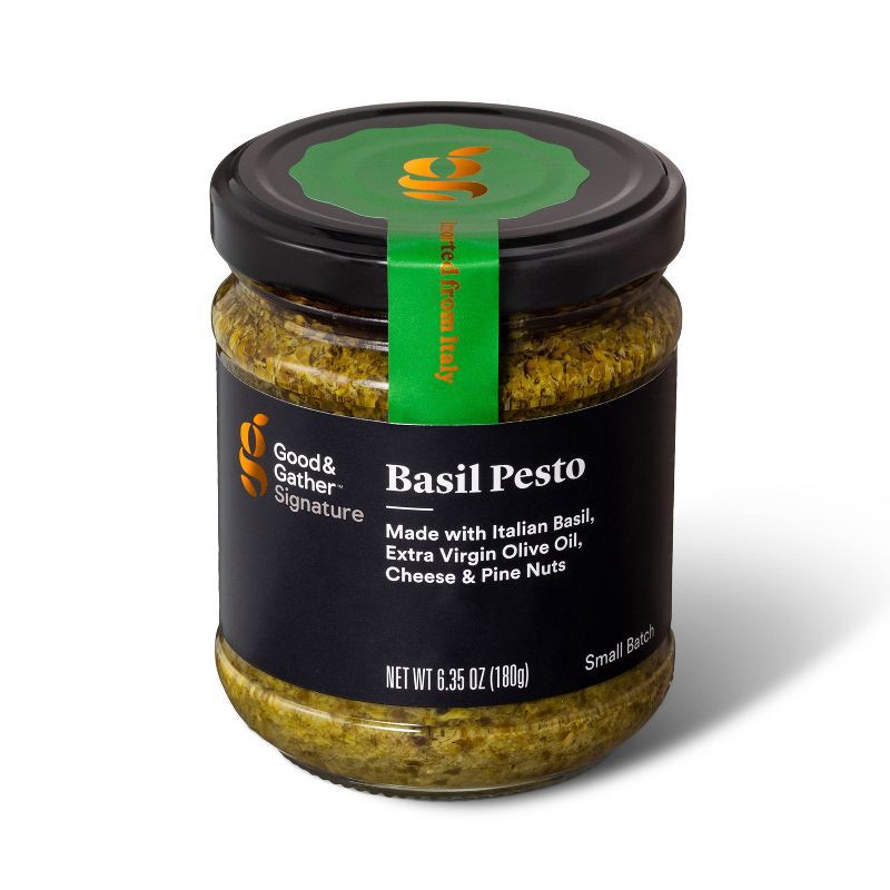 slide 2 of 3, Signature Basil Pesto 6.35oz - Good & Gather™, 6.35 oz