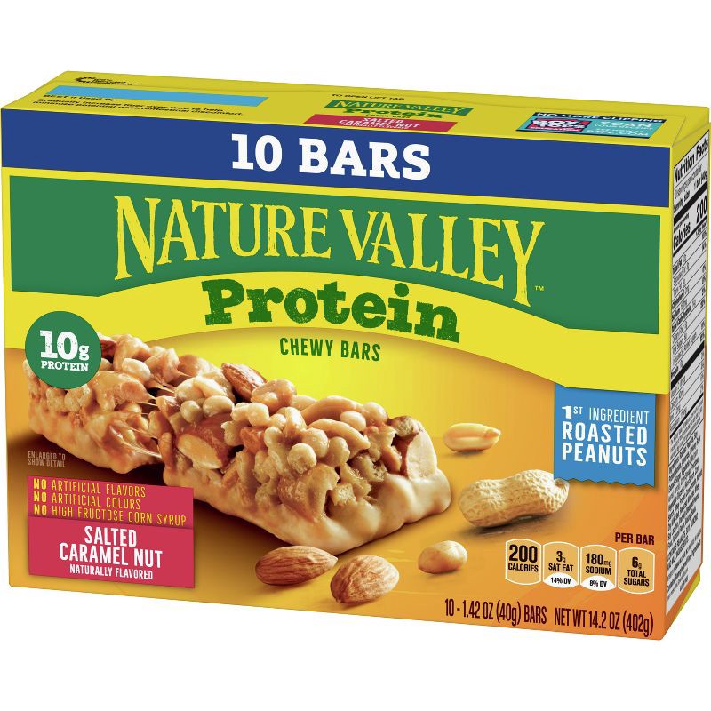 slide 3 of 10, Nature Valley Protein Salted Caramel Nut Value pack - 14.oz, 1 ct