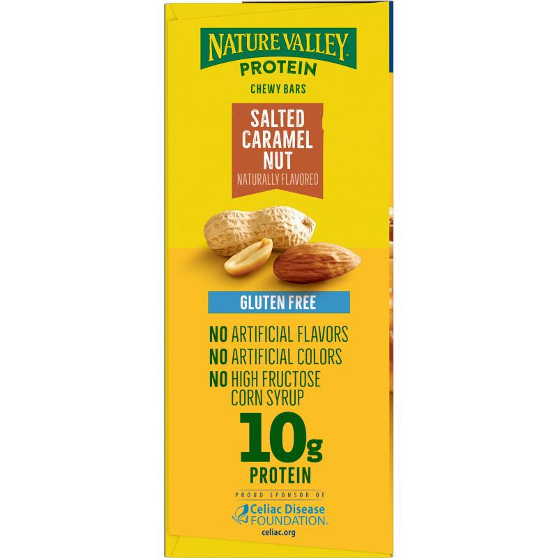 slide 5 of 10, Nature Valley Protein Salted Caramel Nut Value pack - 14.oz/10ct, 10 ct