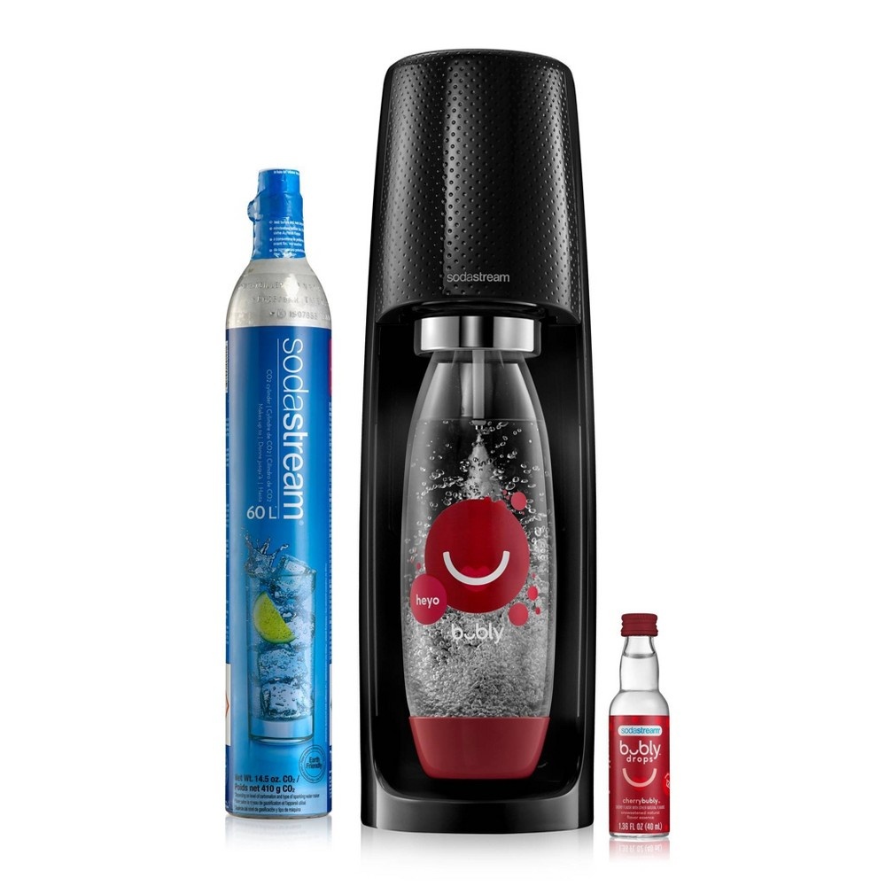 slide 2 of 5, SodaStream Fizzi bubly Bundle - Black, 1 ct