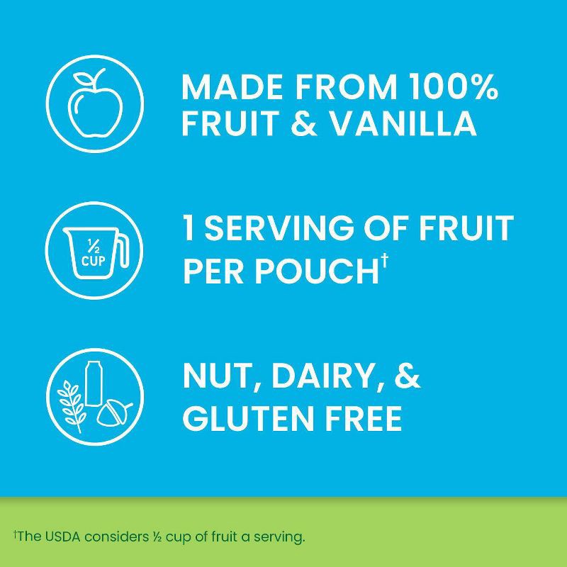 slide 6 of 10, GoGo squeeZ BIG Applesauce and Fruit Puree with Vanilla Variety Pack, BIG Classic, BIG Raspberry - 4.2oz/10ct, 10 ct; 4.2 oz