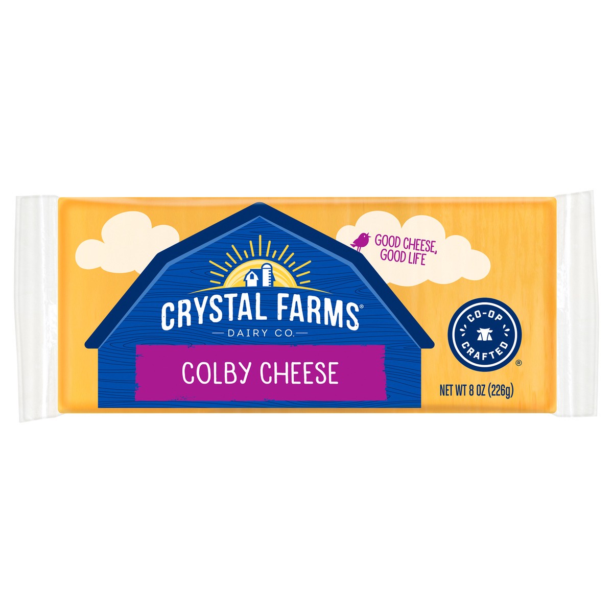 slide 2 of 4, Crystal Farms Colby Cheese, 8 oz