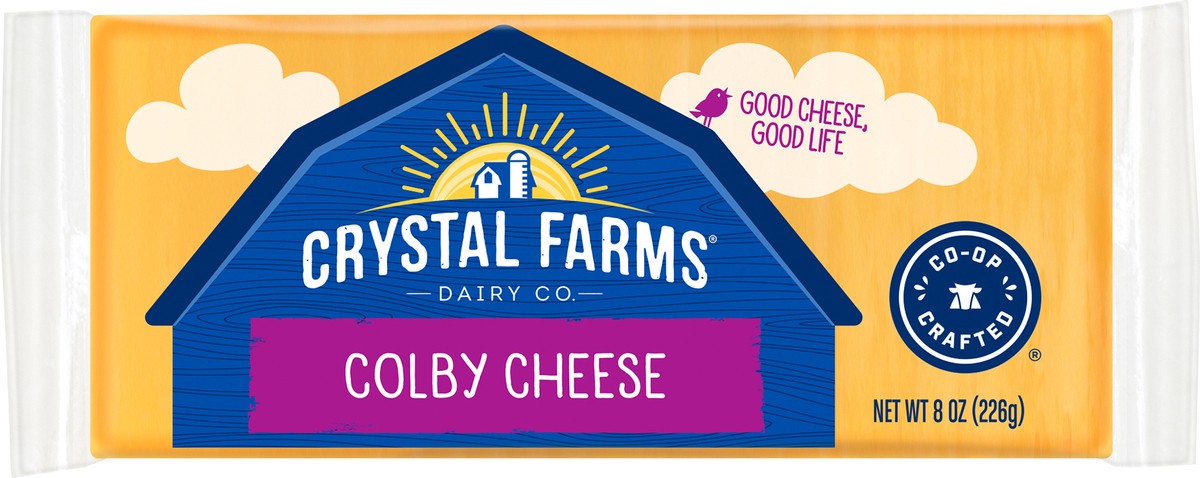 slide 4 of 4, Crystal Farms Colby Cheese, 8 oz