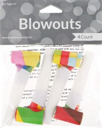 Creative Converting Blowouts, 4 ea