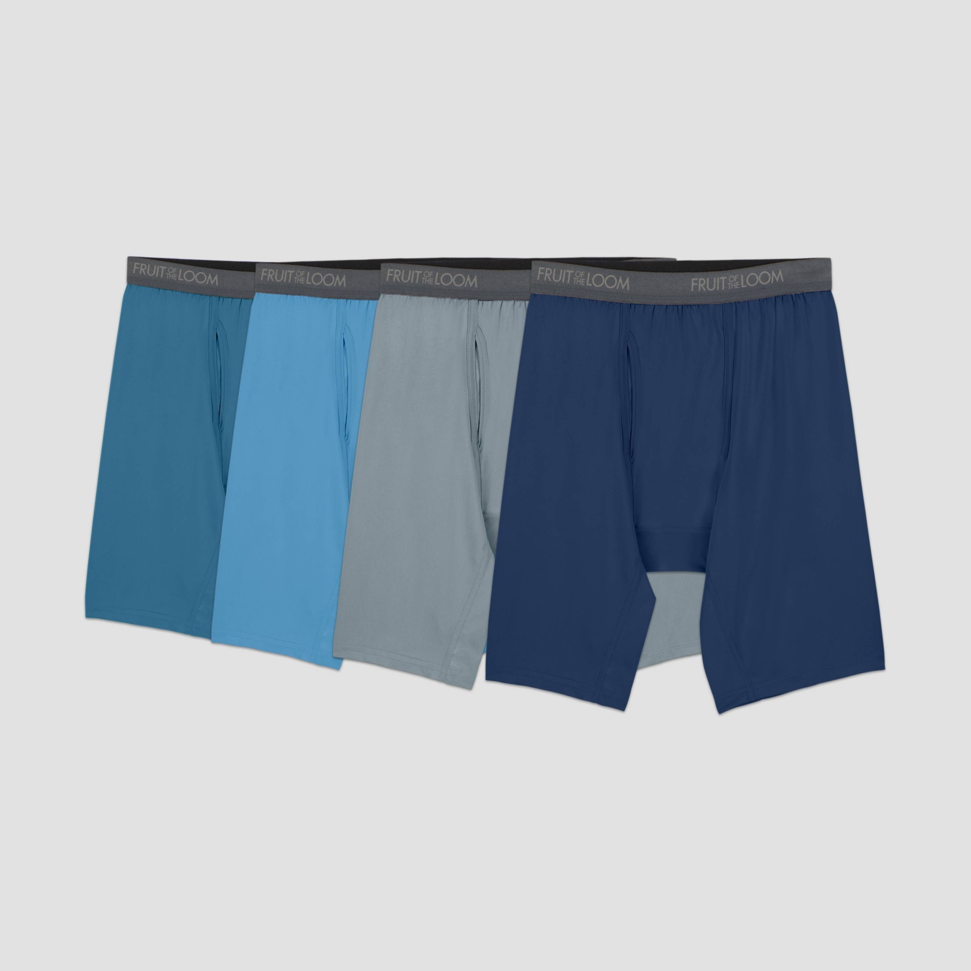 men's fruit of the loom long leg boxer briefs
