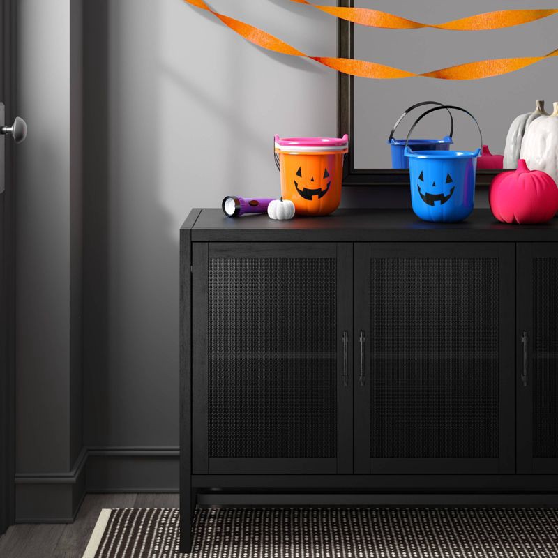 slide 2 of 4, Blue Pumpkin Stackable Halloween Trick or Treat Pail - Hyde and EEK! Boutique™: Jack-o'-Lantern, No Assembly, 1 ct