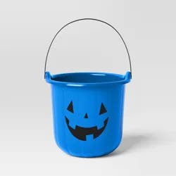 Blue Pumpkin Stackable Halloween Trick or Treat Pail - Hyde and EEK! Boutique™: Jack-o'-Lantern, No Assembly