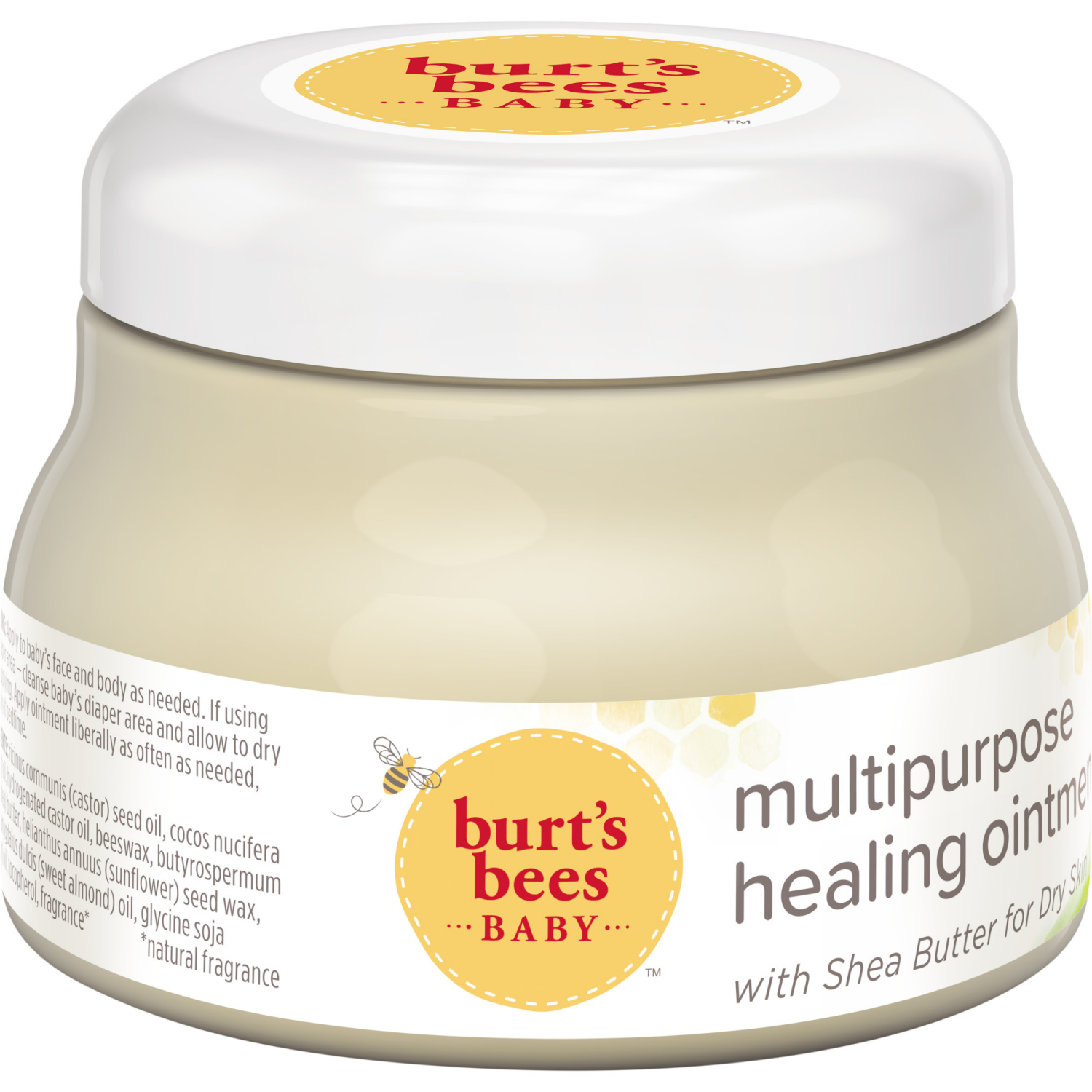 slide 6 of 8, Burt's Bees Baby Natural Origin Multipurpose Healing Ointment Tub, 7.5 oz
