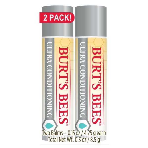 slide 1 of 9, Burt's Bees Kokum Butter Ultra Conditioning Lip Balm Blister Box - 2ct, 0.3 oz