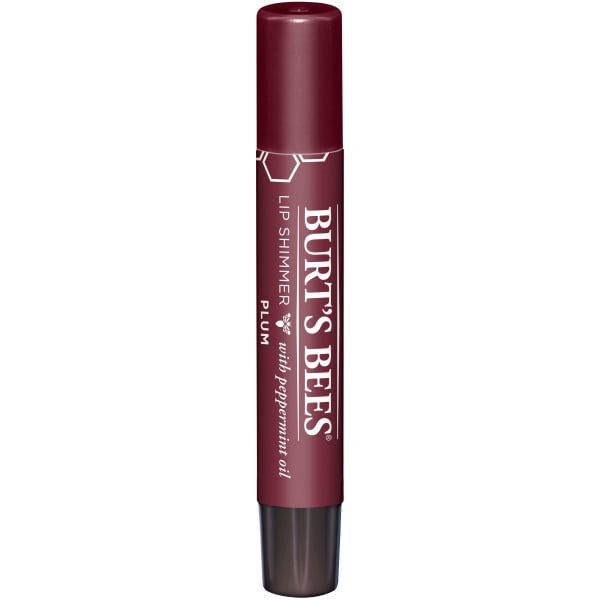 slide 16 of 22, Burt's Bees 100% Natural Origin Moisturizing Lip Shimmer, Plum, 1 ct