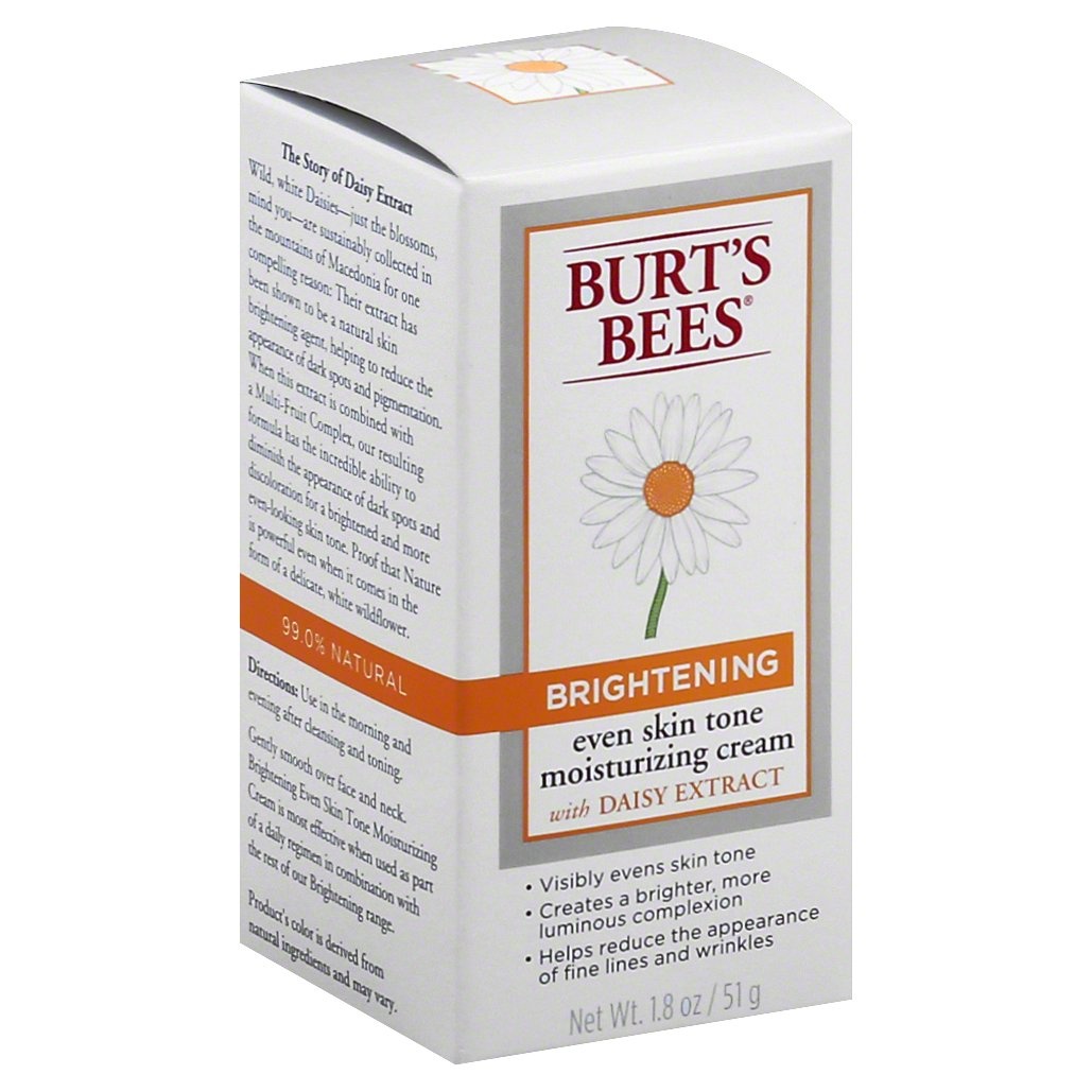 slide 1 of 8, Burt's Bees Brightening Moisturizing Cream, 1.8 oz