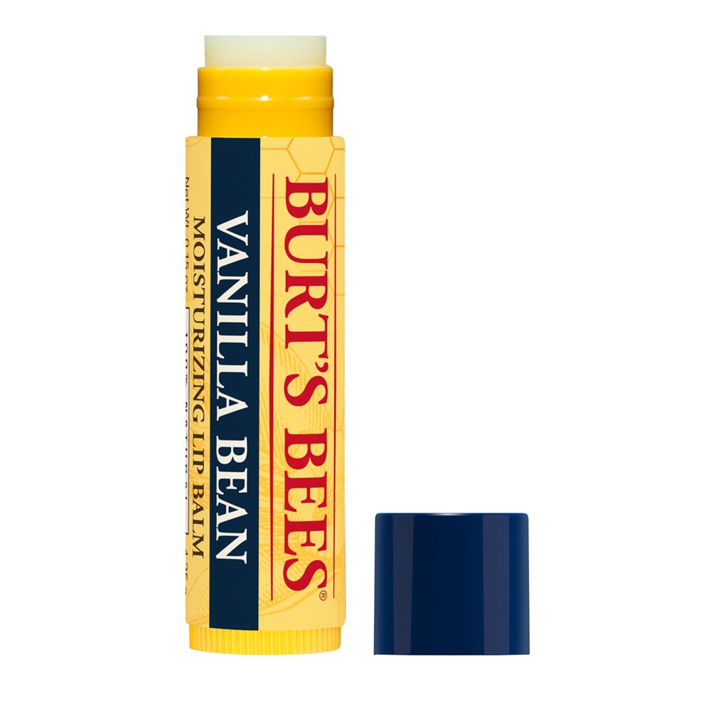 slide 5 of 5, Burt's Bees 100% Natural Origin Moisturizing Lip Balm, Vanilla Bean, 1 Tube, 0.15 oz