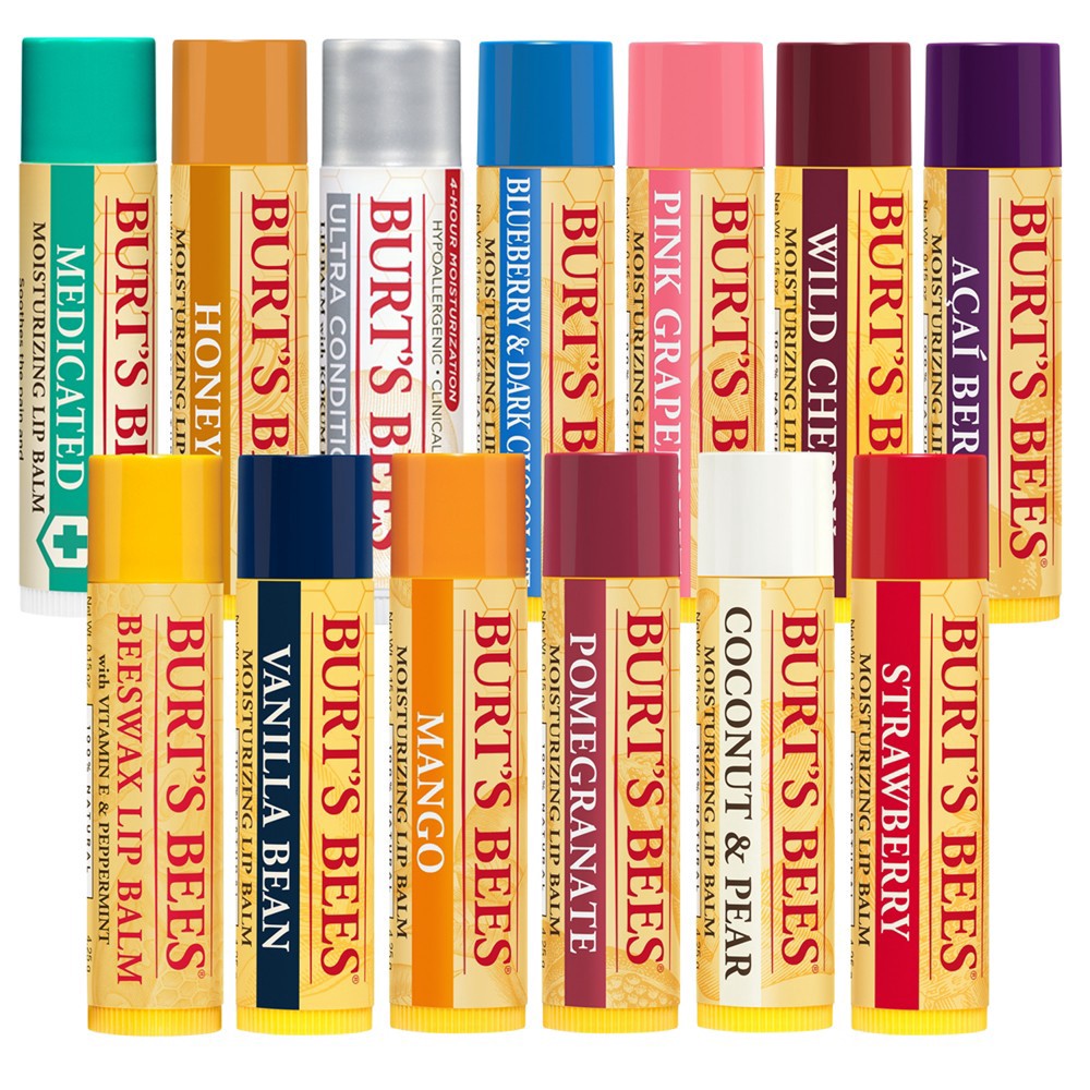 slide 2 of 5, Burt's Bees 100% Natural Origin Moisturizing Lip Balm, Vanilla Bean, 1 Tube, 0.15 oz