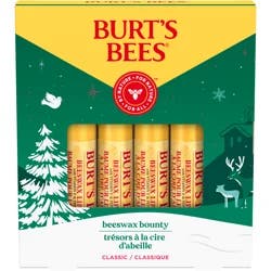 Burt's Bees Beeswax Bounty Classic Lip Balm Gift Set, Natural Origin Lip Care, 4 Tubes, 0.15 oz.