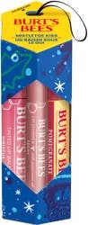 Burt's Bees Burt''s Bees Mistletoe Kiss Lip Balm and Lip Shimmer Gift Set, Natural Origin Lip Care, 3 Tubes, 0.15 oz./0.09 oz.