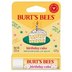 Burt's Bees Birthday Cake Moisturizing Lip Balm 0.15 oz