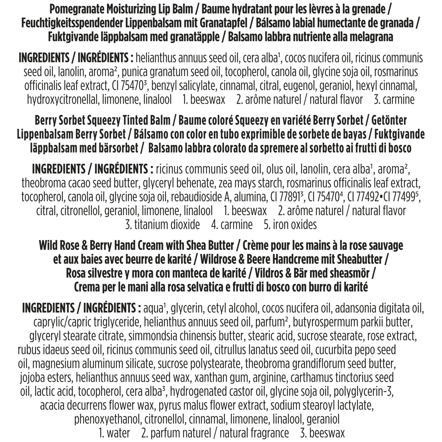 slide 3 of 5, Burts Bees Burt's Bees Limited Edition Merry Berry Lip Balm, Squeezy Tinted Balm And Hand Cream Gift Set, 0.15 Oz./0.43 Oz./1 Oz., 0.15 oz, 0.43 oz, 1 oz