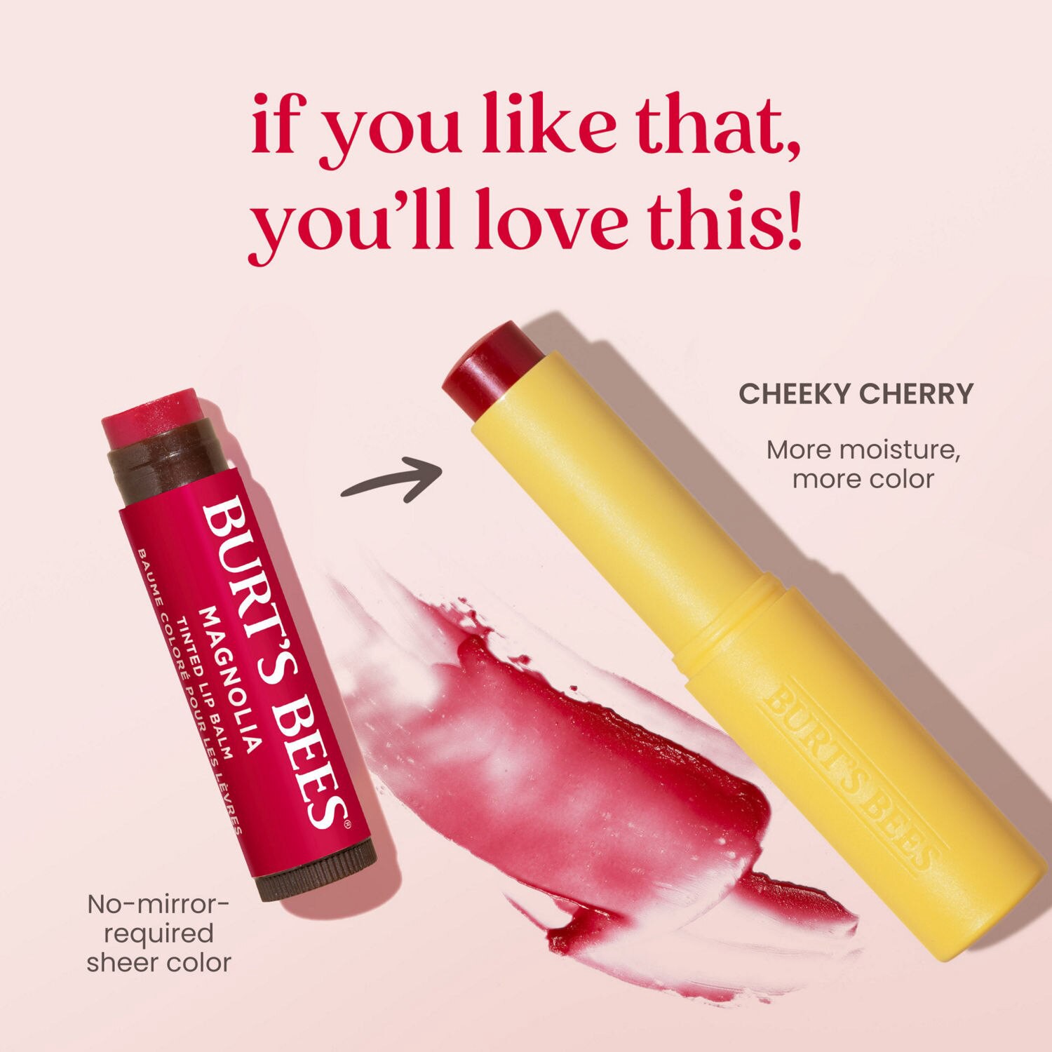slide 7 of 9, Burt's Bees Tinted Boosted Cheeky Cherry Balm 0.16 oz, 0.16 oz