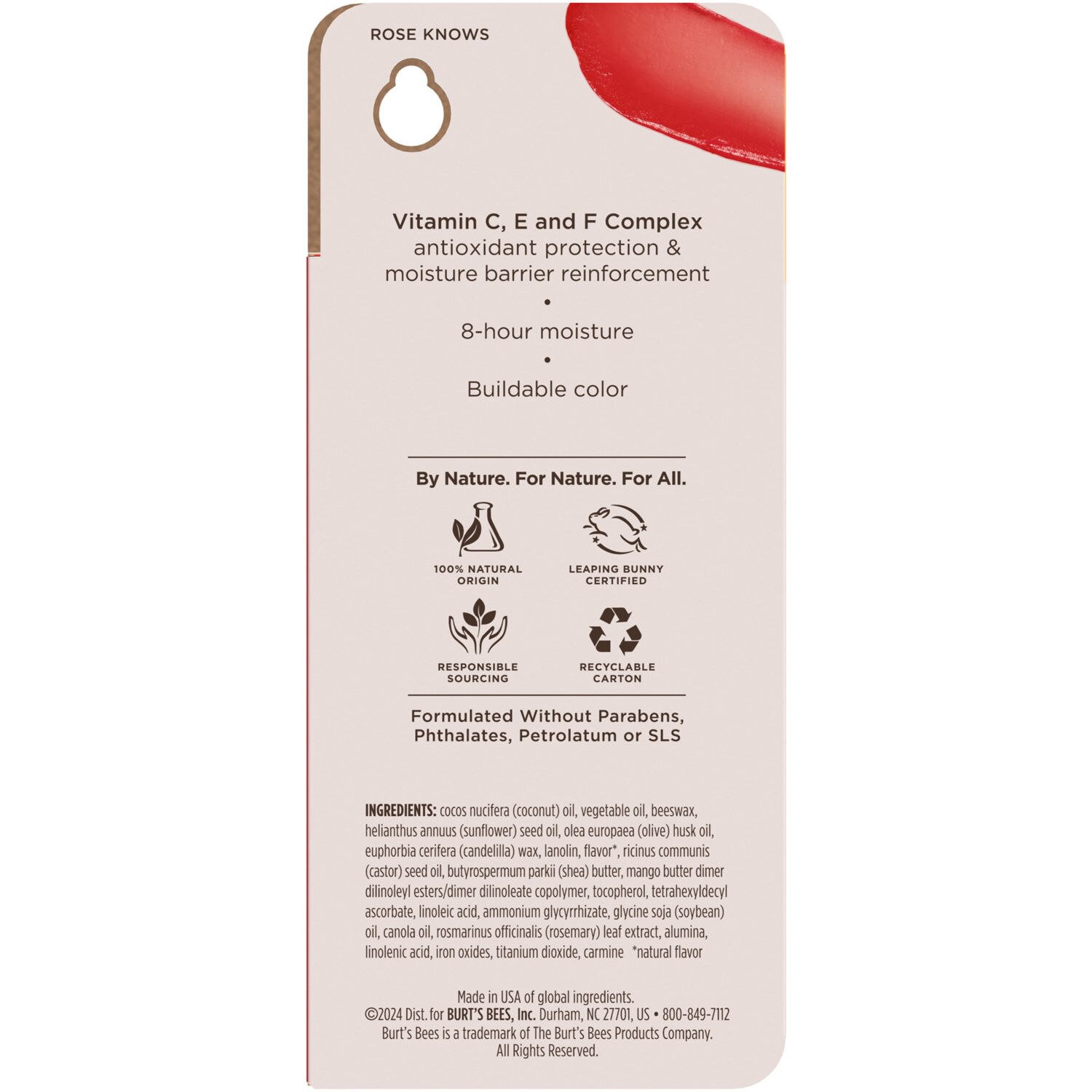 slide 4 of 9, Burt's Bees Tinted Boosted Rose Knows Balm 0.16 oz, 0.16 oz