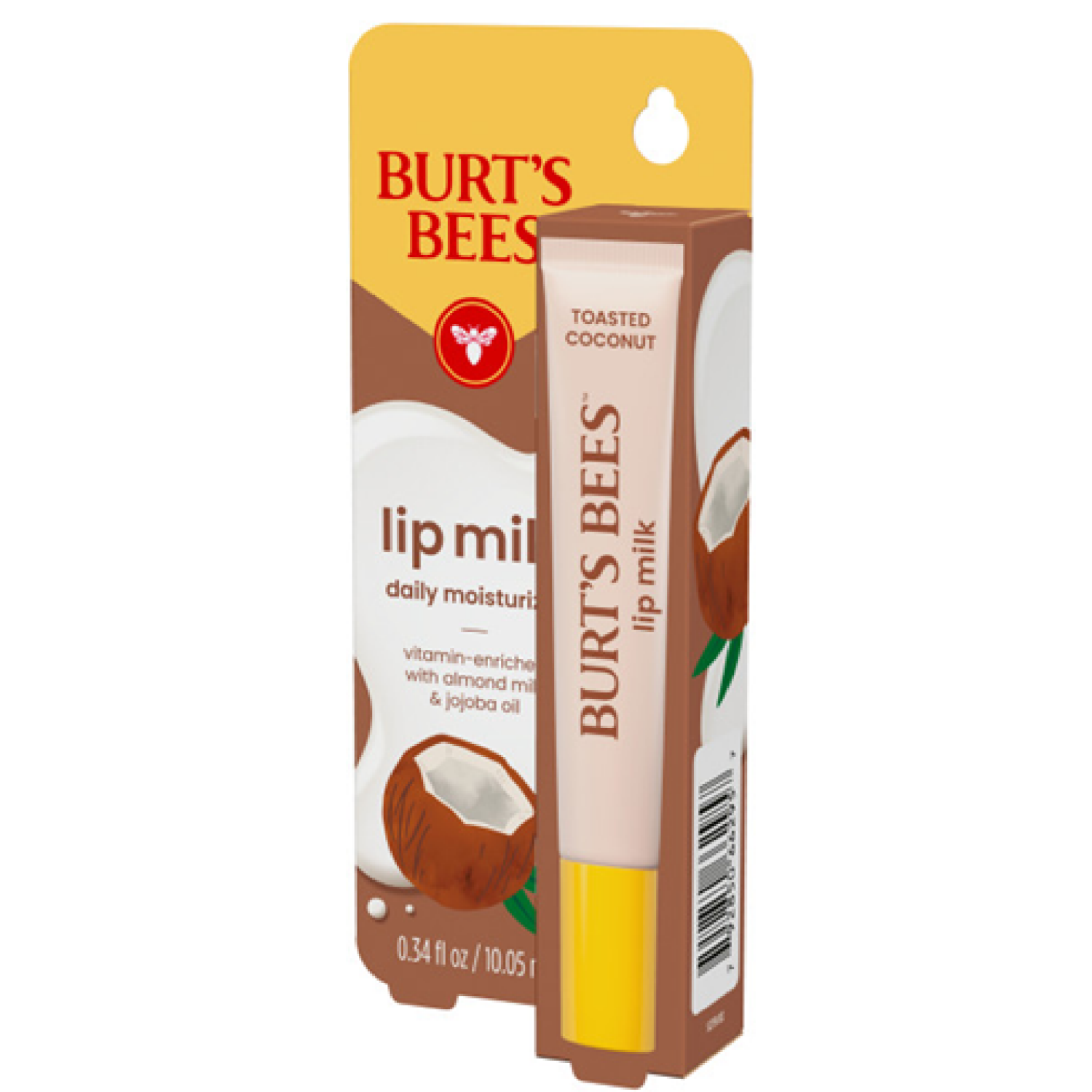slide 6 of 8, Burt's Bees Daily Moisturizer Toasted Coconut Lip Milk 0.34 fl oz, 0.34 fl oz