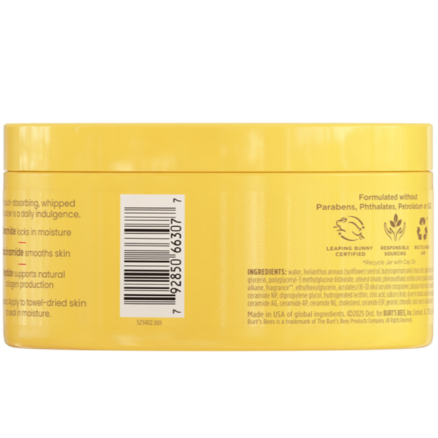 slide 2 of 8, Burt's Bees Boosted Body Quick Absorbing Whipped Butter 6.5 oz, 6.5 oz