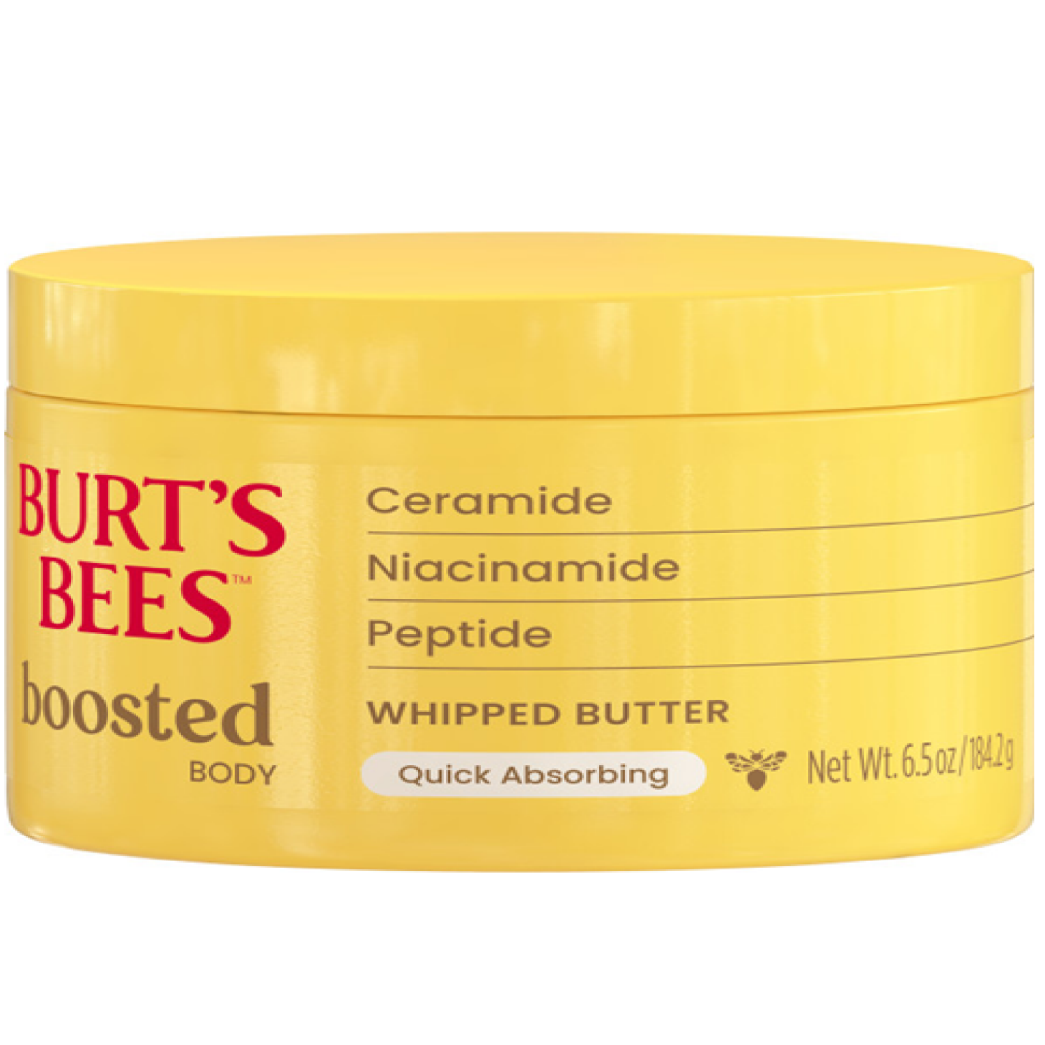 slide 6 of 8, Burt's Bees Boosted Body Quick Absorbing Whipped Butter 6.5 oz, 6.5 oz