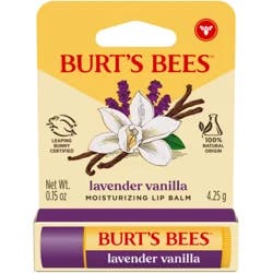 Burt's Bees Burts Bees Lavender Vanilla Moisturizing Lip Balm, 0.15oz