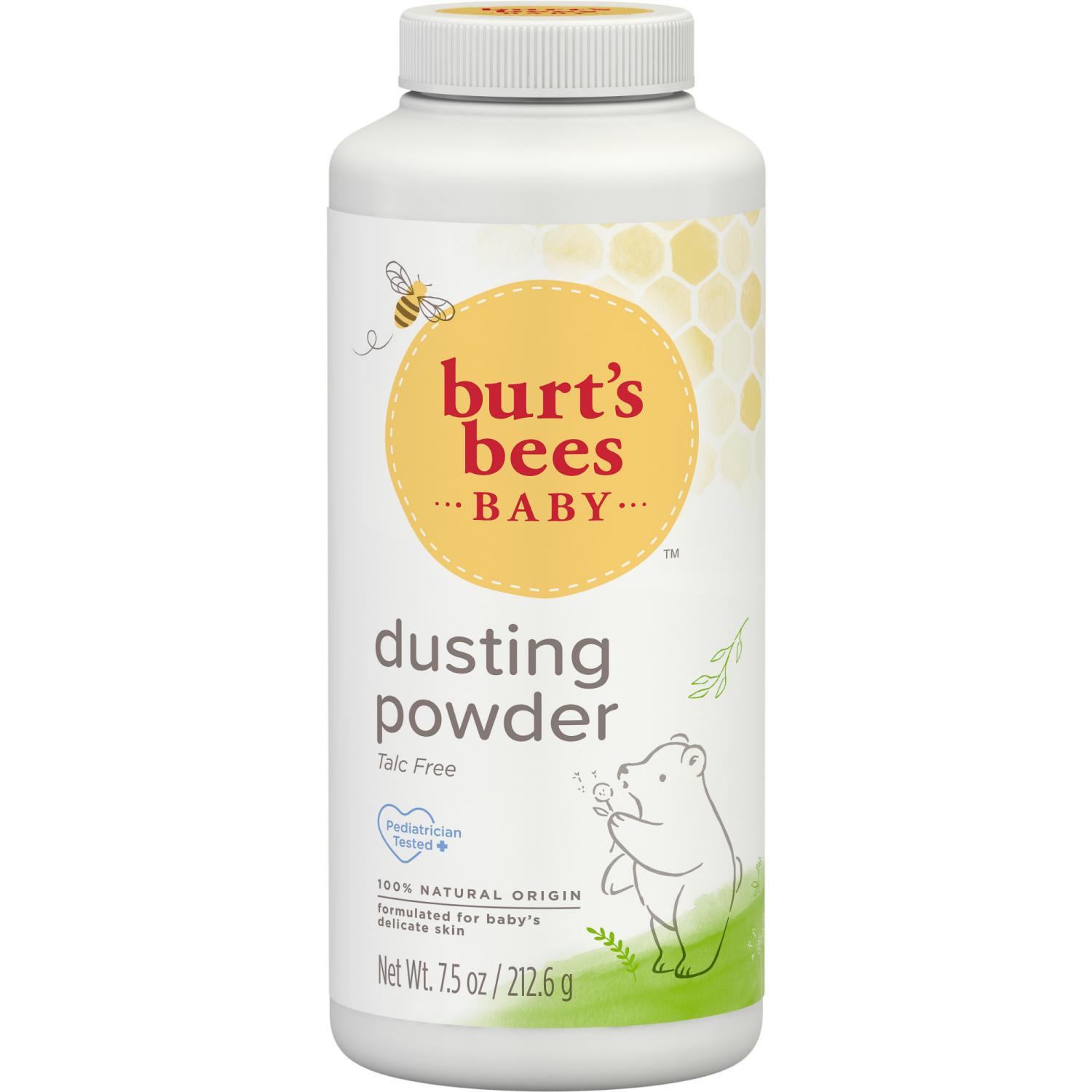 slide 1 of 5, Burt's Bees Baby Bee Dusting Powder, 7.5 Ounces, 7.5 oz