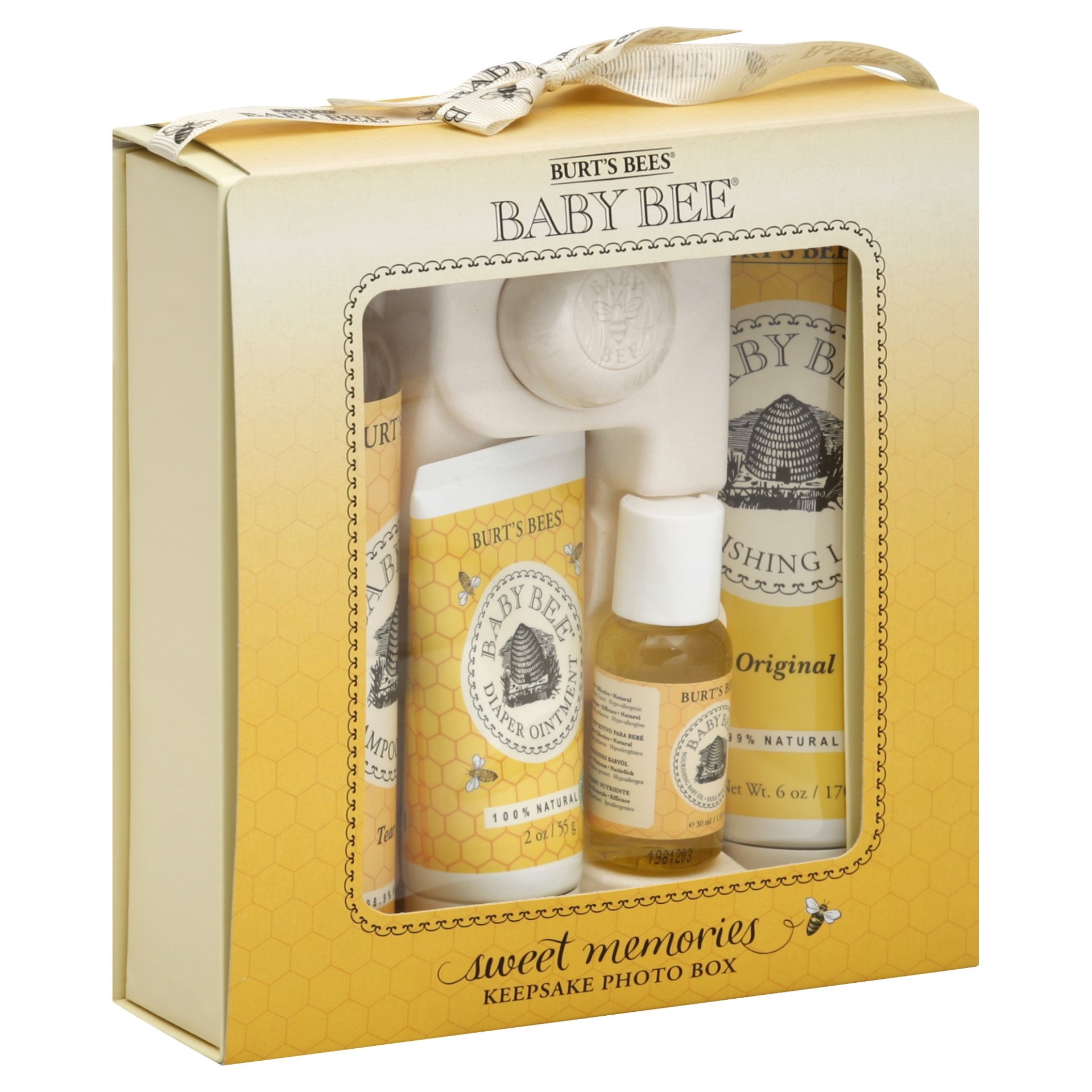 slide 1 of 5, Burt's Bees Baby Bee Sweet Memories Keepsake Photo Box, 1 ct