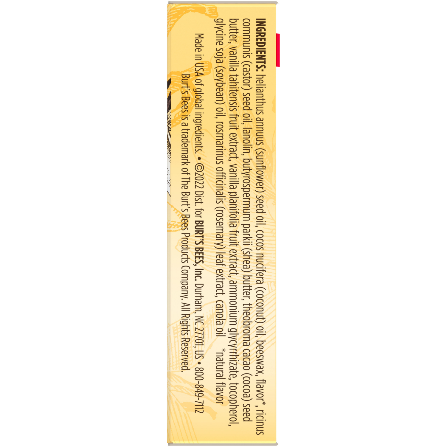 slide 5 of 8, Burt's Bees Vanilla Bean Moisturizing Lip Balms, 2 ct