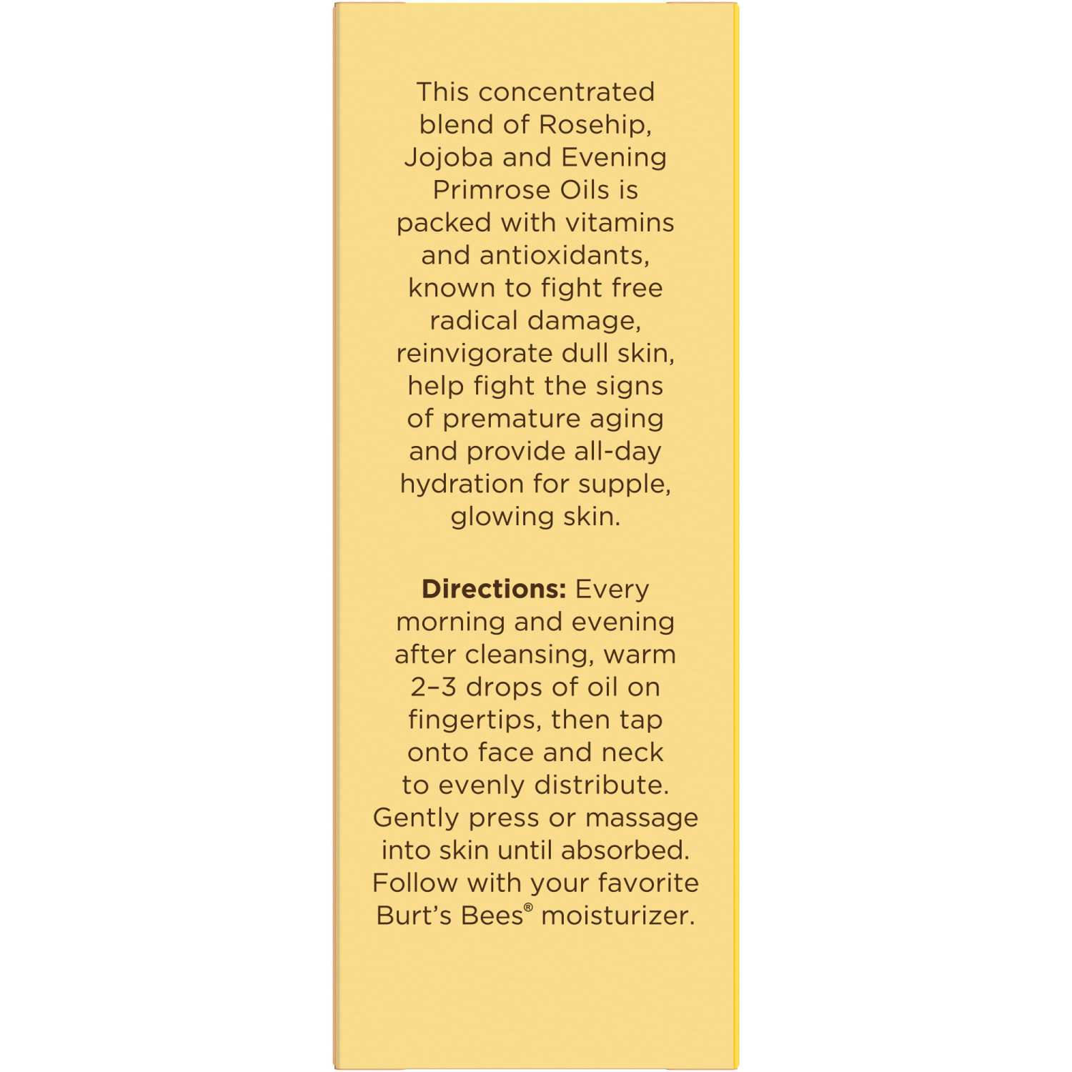 slide 2 of 8, Burt's Bees with Rosehip Seed Extract Face Oil 0.51 fl oz, 0.51 fl oz