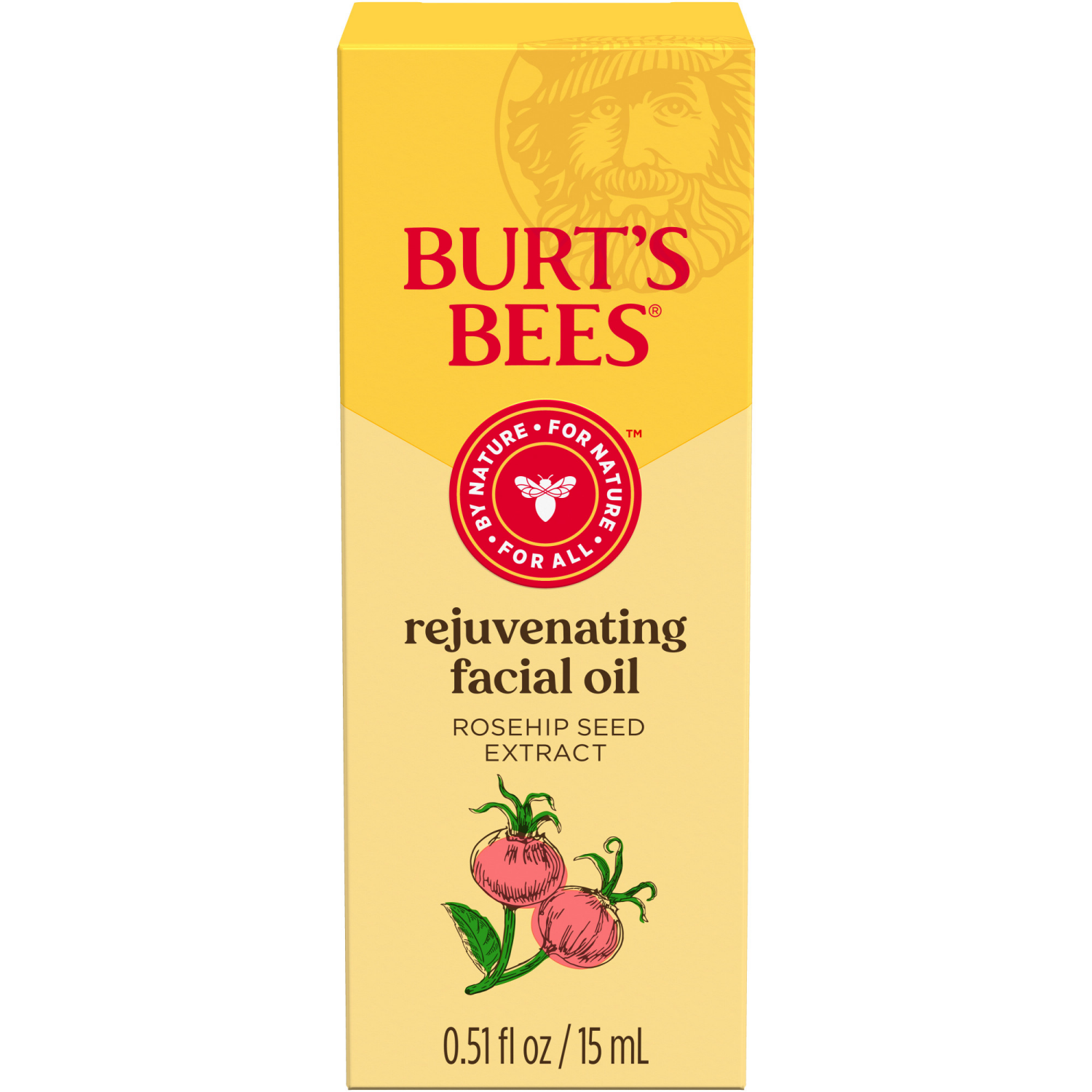 slide 1 of 8, Burt's Bees with Rosehip Seed Extract Face Oil 0.51 fl oz, 0.51 fl oz
