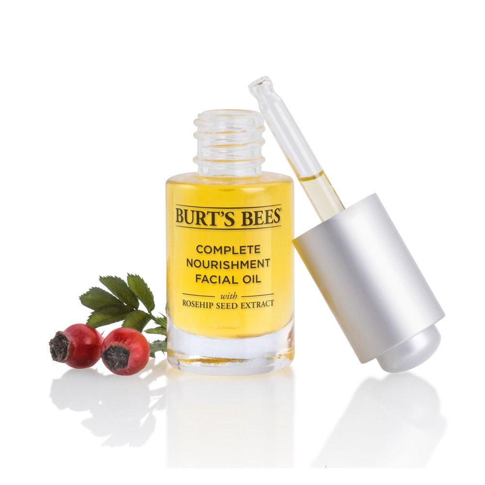 slide 3 of 7, Burt's Bees with Rosehip Seed Extract Face Oil 0.51 fl oz, 0.51 fl oz