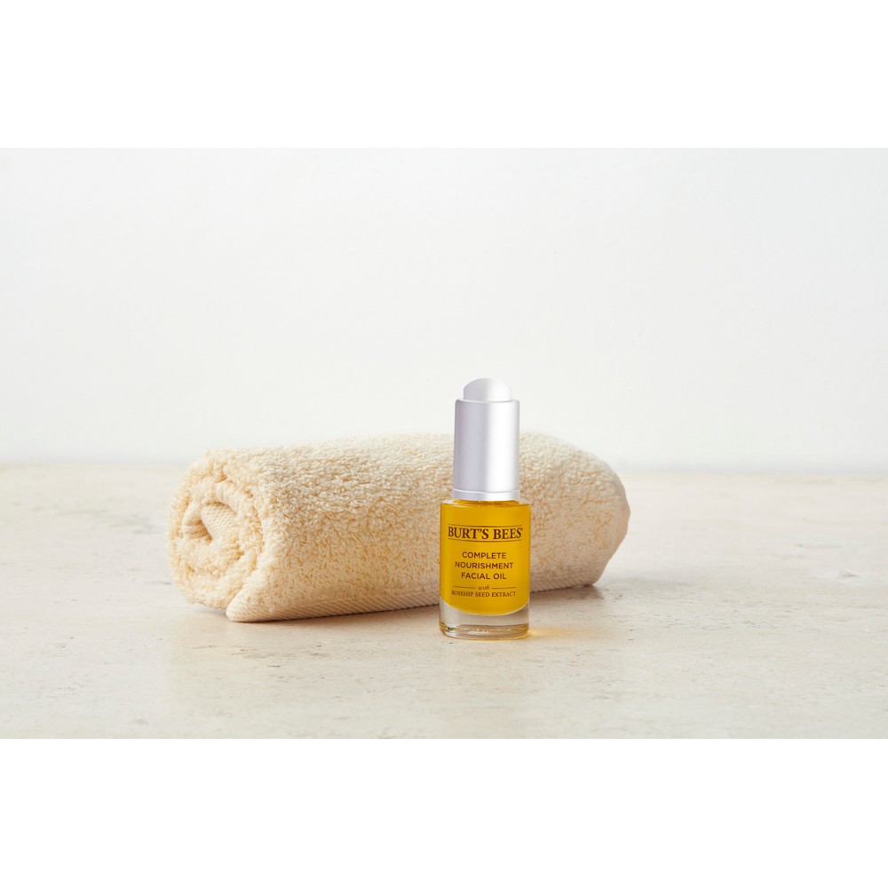 slide 2 of 7, Burt's Bees with Rosehip Seed Extract Face Oil 0.51 fl oz, 0.51 fl oz